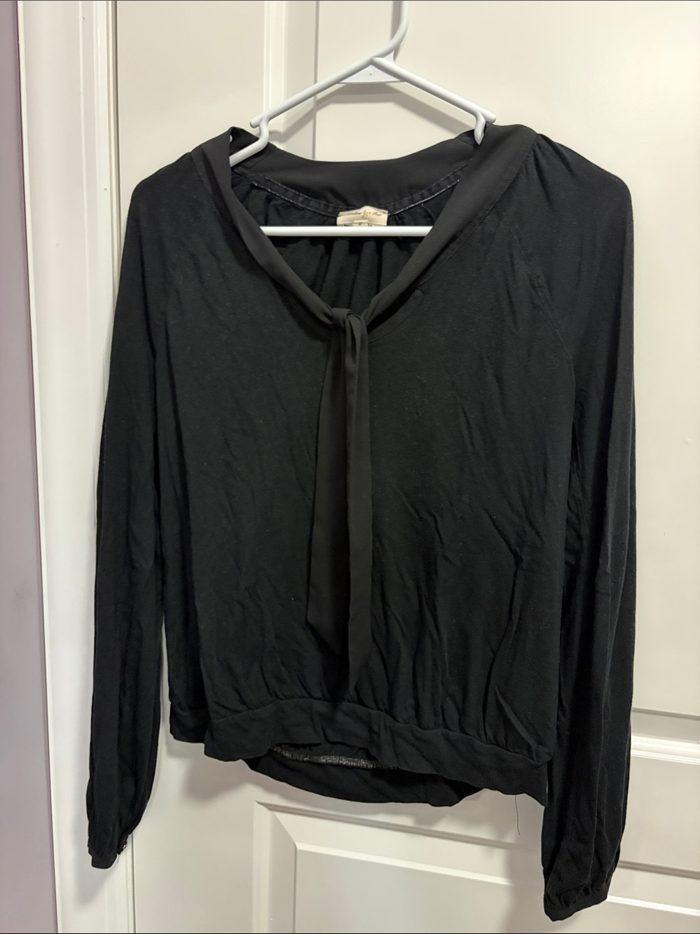 Meadow Rue by Anthropologie Black Long Sleeves Blouse.